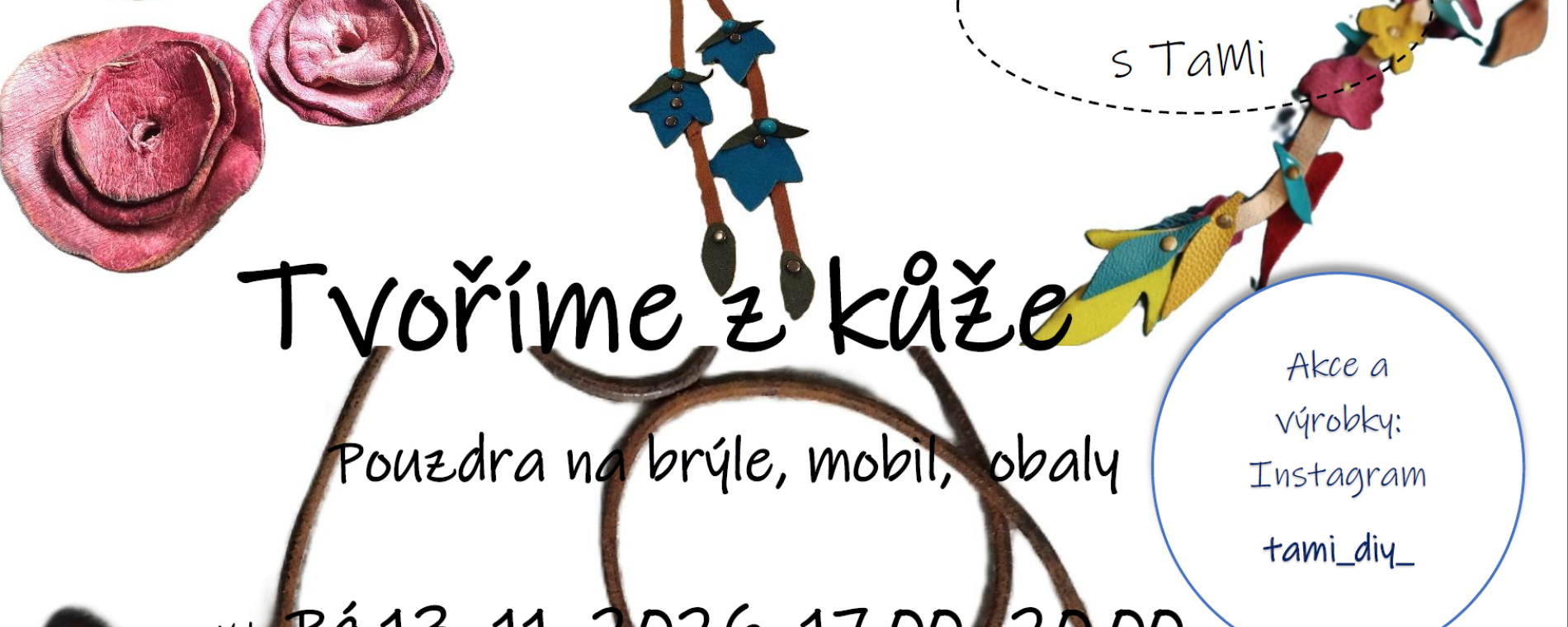 Tvoříme z kůže - tvoříme s Tami