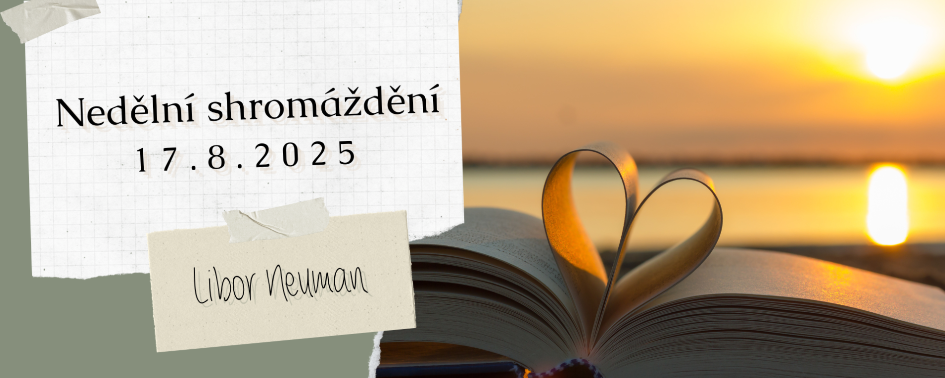 Nedělní bohoslužba 17.8.2025
