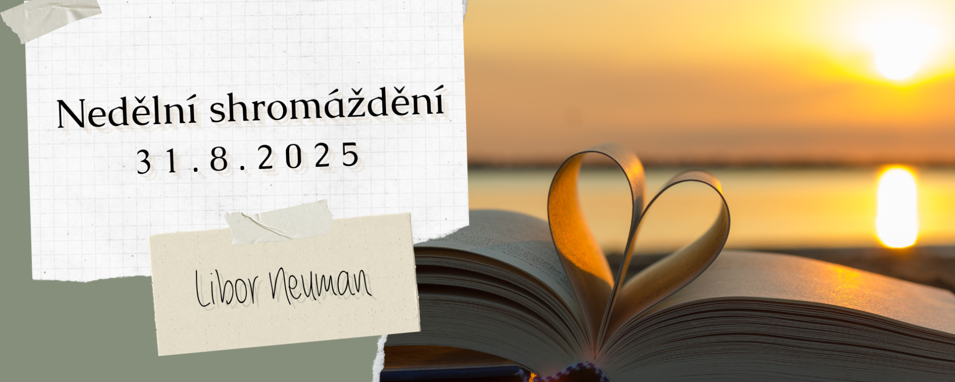 Nedělní bohoslužba 31.8.2025