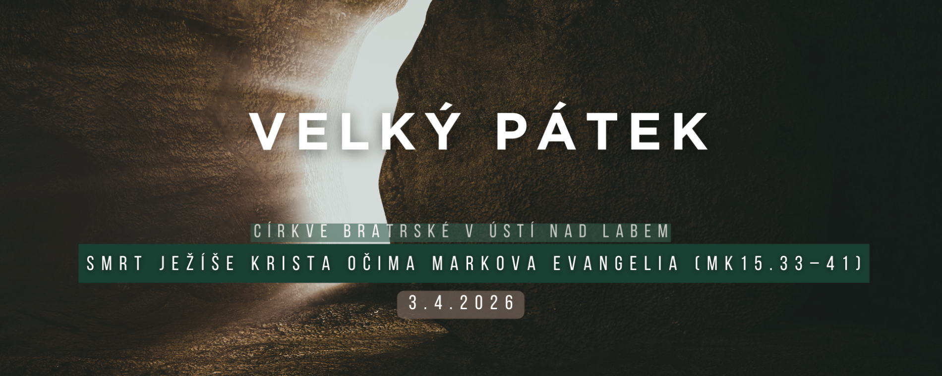 Smrt Ježíše Krista očima Markova evangelia