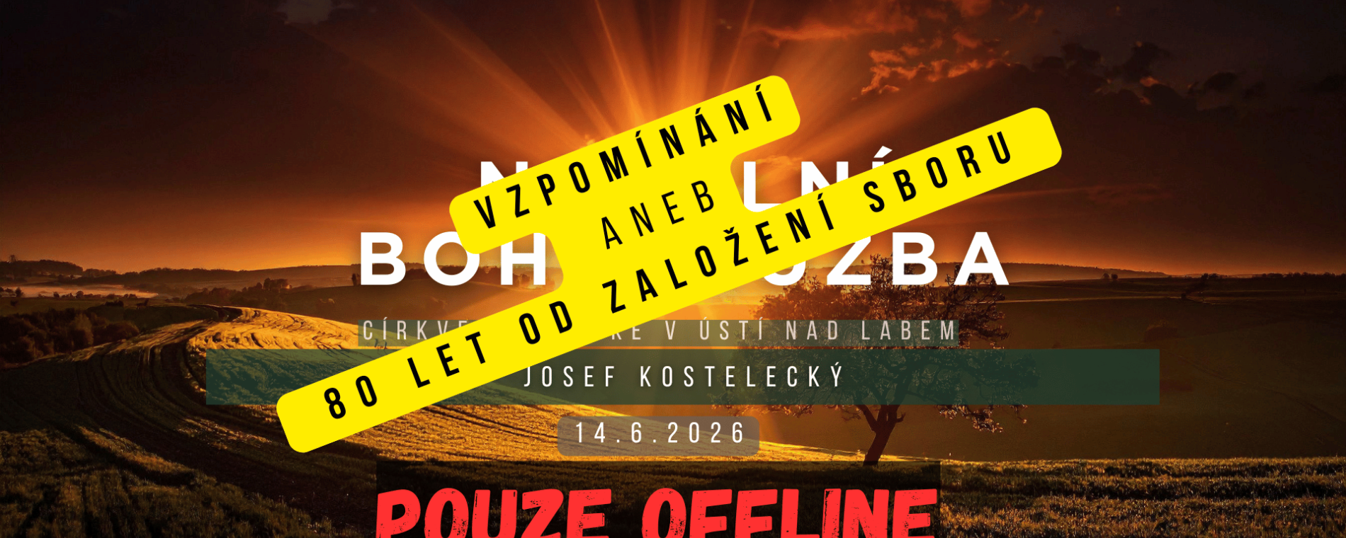 Nedělní bohoslužba 14.6.2026