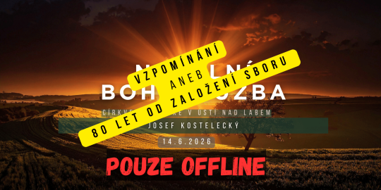 Nedělní bohoslužba 14.6.2026